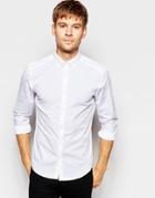 Esprit Shirt With Button Down Collar - White