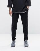 Asos Skinny Joggers In Black - Black