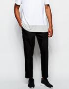Asos Slim Joggers In Crop - Black