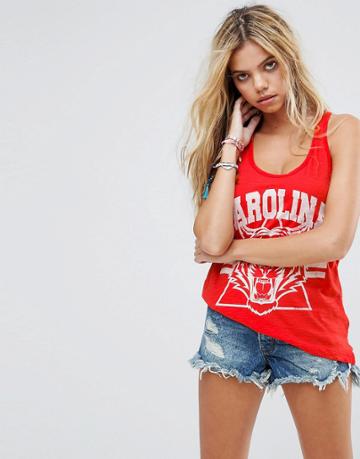 Brave Soul Carolina Tank - Red