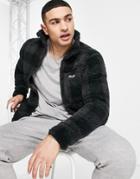 Columbia Winter Pass Checked Full Zip Fleece In Black