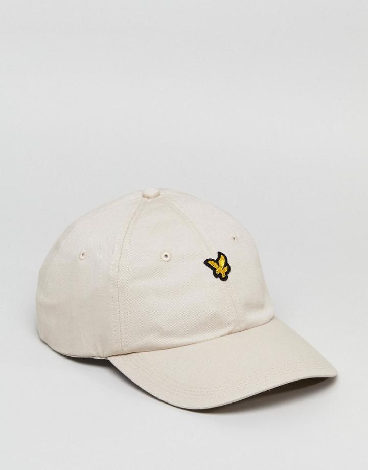 Lyle & Scott Baseball Cap In Light Stone - Stone