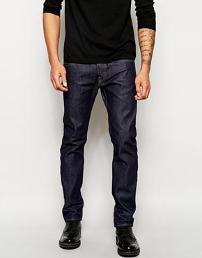 Edwin Jeans Ed-55 Relaxed Tapered Fit Compact Indigo Unwashed - Compact Indigo Unwas