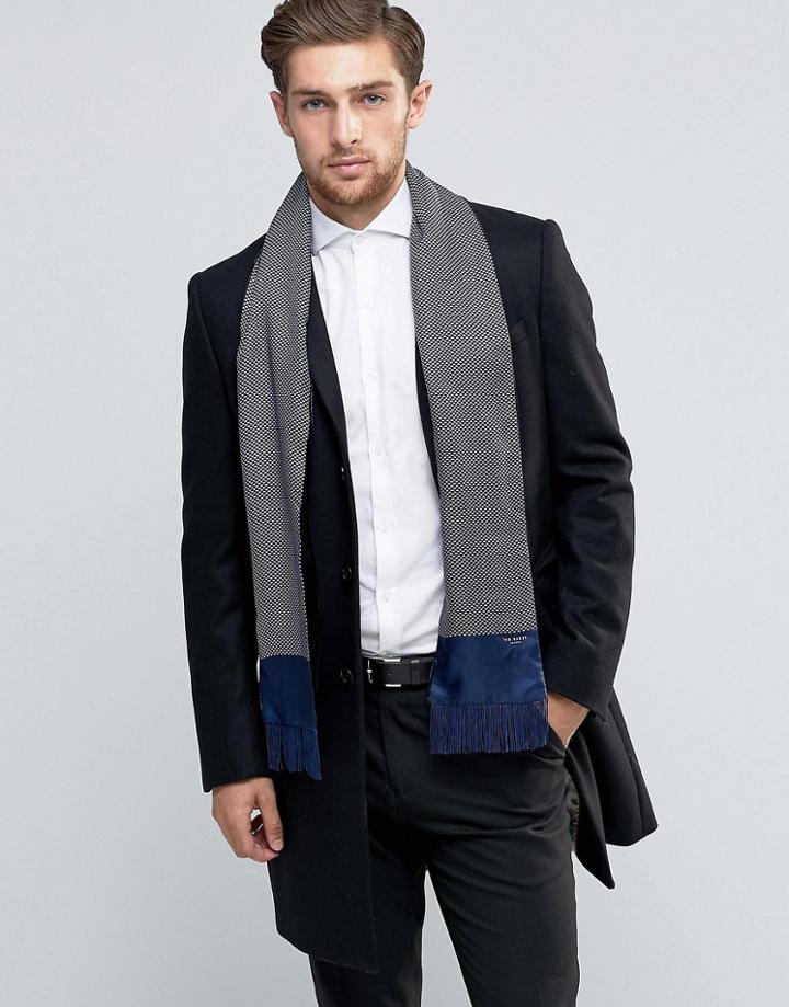 Ted Baker Scarf Silk - Blue