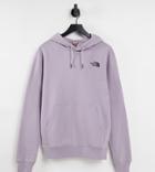 The North Face Topographic Hoodie In Lilac Exclusive At Asos-grey