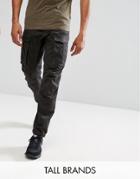 G-star Tall Rovic Zip Cargo Pants 3d Tapered - Black