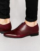 Kg By Kurt Geiger Edenbridge Oxford Shoes In Leather - Red