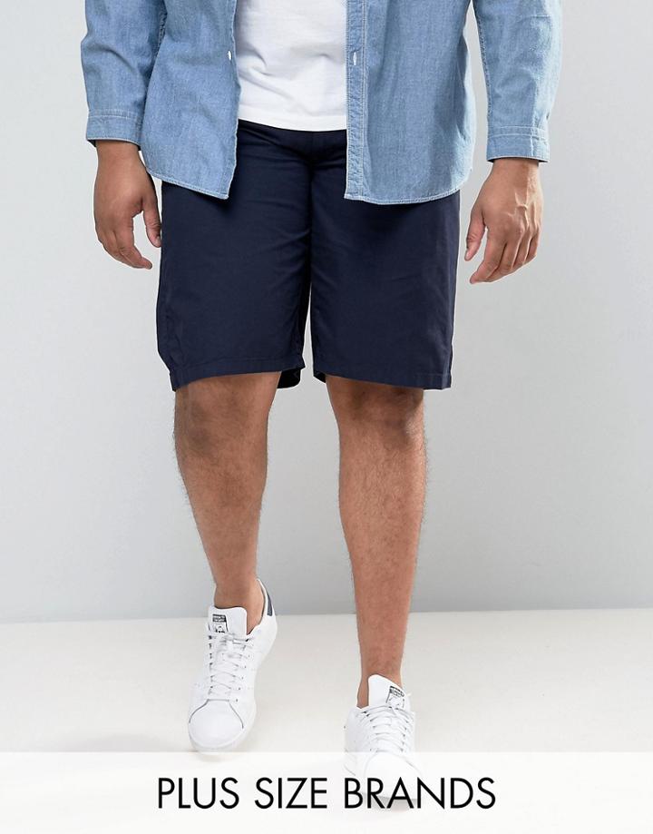 Loyalty And Faith Plus Chino Shorts - Navy