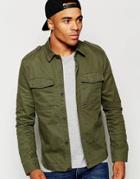 New Look Military Jacket - Green