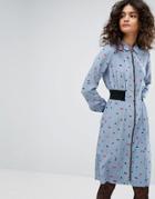 Sonia By Sonia Rykiel Playing Card Printed Silk Dress - Multi