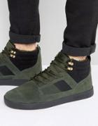 Supra Bandit Suede Mid Sneakers - Green
