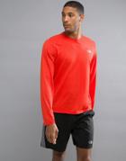 The North Face Mountain Athletics Reaxion Amp Running Top In Orange Marl - Orange