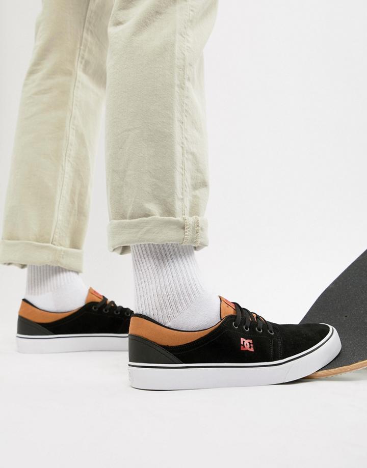 Dc Shoes Trase Sd Sneaker In Black & Red - Black