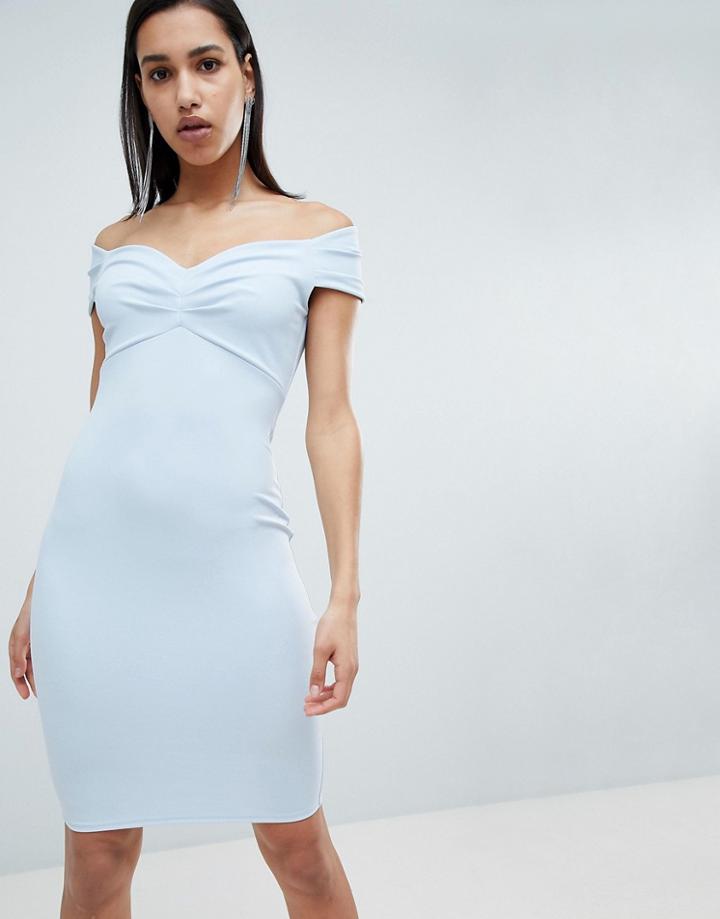 City Goddess Bodycon Midi Dress - Green