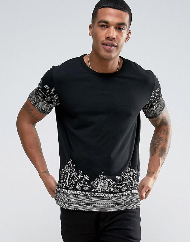 Replay Tattoo Edge T-shirt - Black