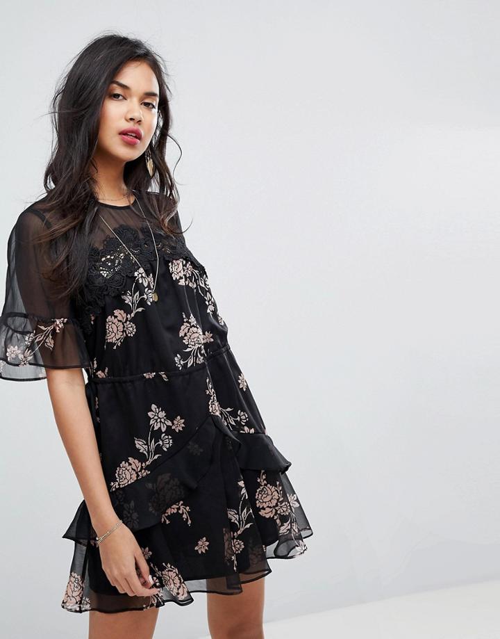 Stevie May Wild Flower Printed Mini Dress - Multi