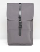 Rains Backpack In Gray - Gray