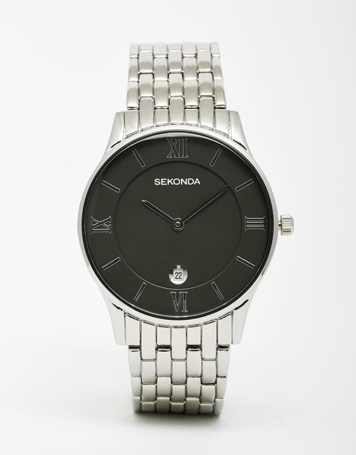 Sekonda Watch In Silver Stainless Steel - Silver