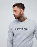 G-star Loaq Raw Logo Sweatshirt - Gray