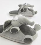 Asos Design Elephant Slippers In Gray - Gray