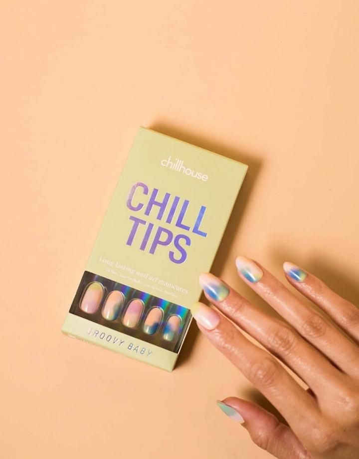 Chillhouse Chill Tips Press-on Nails In Groovy Baby-multi