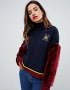 Tommy Hilfiger Icon High Neck Sweatshirt - Multi