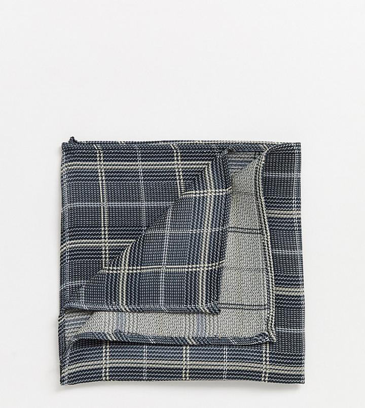 Asos Design Check Pocket Square