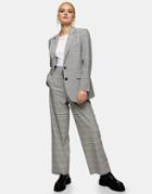 Topshop Monochrome Check Pants-multi