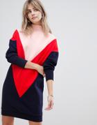 Maison Scotch Clean Sweat Dress With Turtleneck