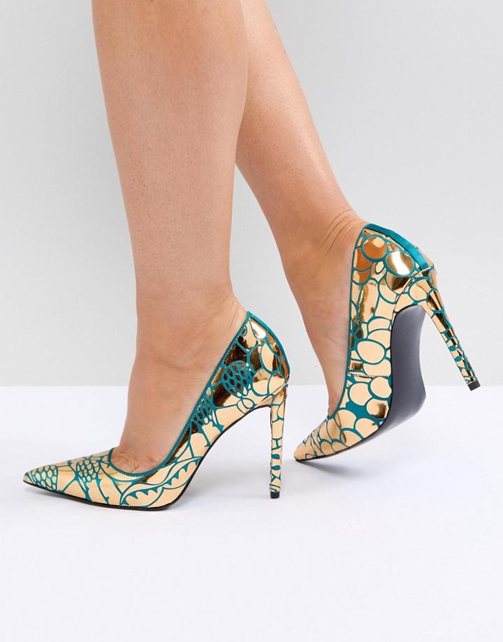 Asos X Mary Benson High Heels - Green