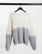 In The Style X Jac Jossa Knitted Color Block Sweater-multi