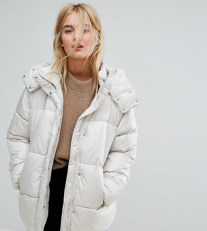 Weekday Padded Jacket-beige