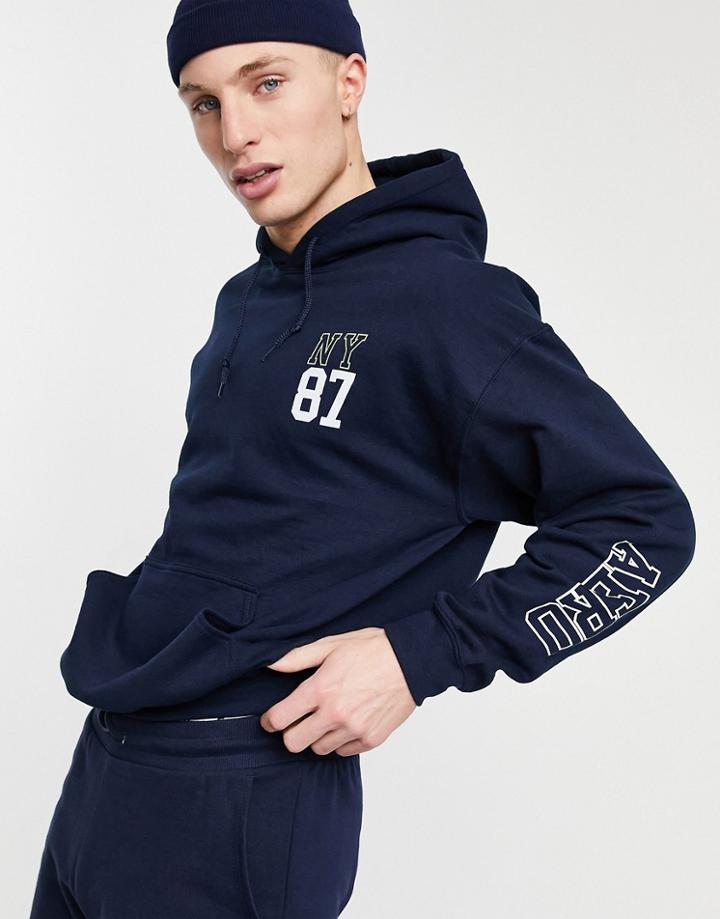 Aeropostale Aero Ny87 Hoodie-navy