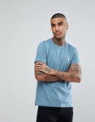 Pretty Green Mitchell Crew Neck T-shirt In Light Blue - Blue
