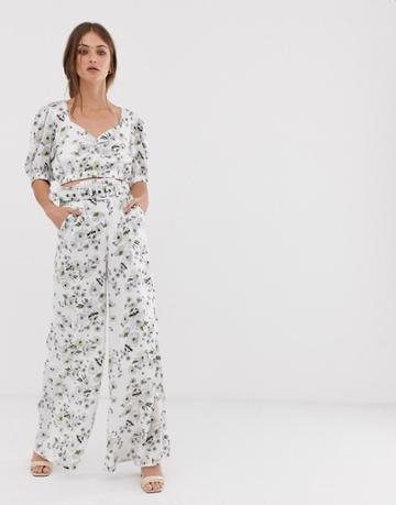 We Are Kindred Frenchie Palazzo Pants-white
