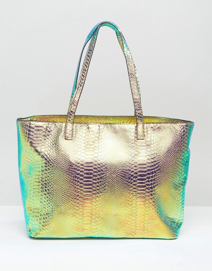 Skinnydip Comet Iridescent Tote Bag - Multi