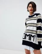 Tommy Hilfiger Icon Stripe Knit Sweater - Multi