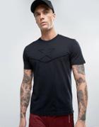 Diesel T-captain Star Embroidered T-shirt - Black