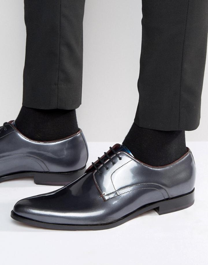 Ted Baker Aundre Hi Shine Derby Shoes - Gray