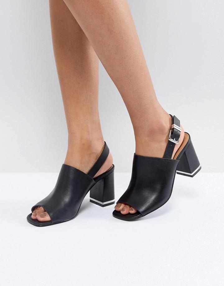 Asos Tiffy Heeled Sandals - Black