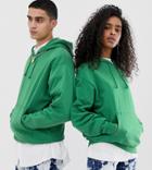 Collusion Unisex Hoodie In Green - Green