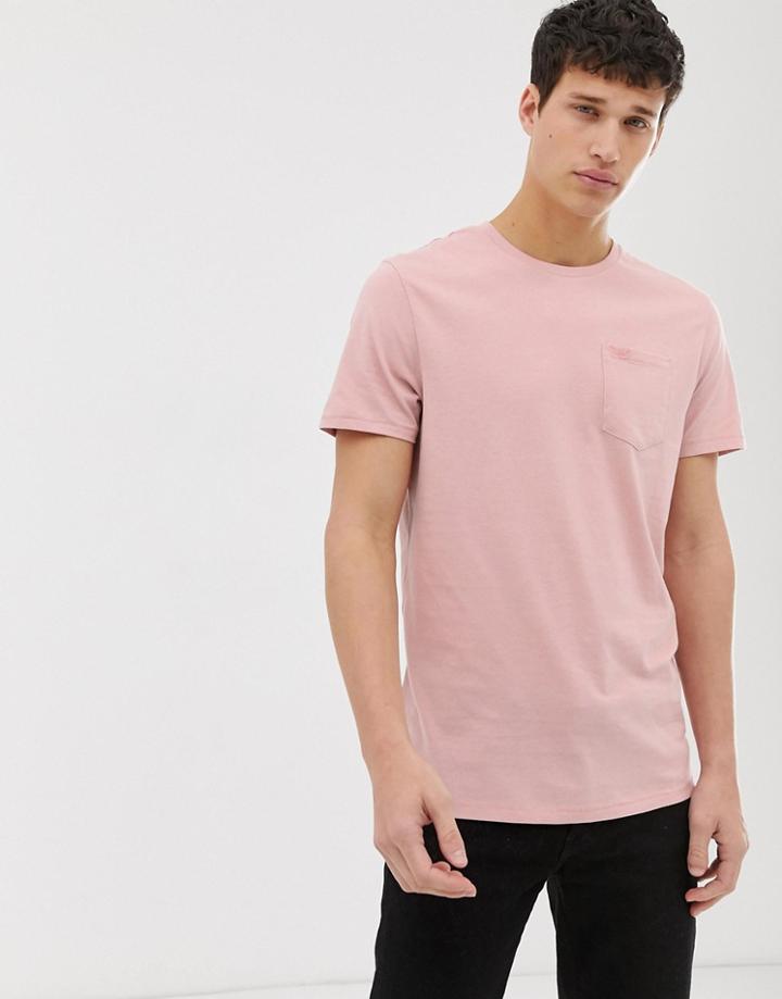 Threadbare Pocket T-shirt - Pink