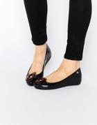 Vivienne Westwood For Melissa Ultragirl Flower Flat Shoes - Black