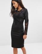 Supertrash Deux Lace Detail Dress - Black