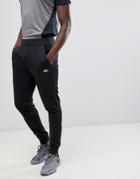 Ellesse Sports Oporo Joggers With Ribbed Panel In Black - Black