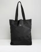 Asos Tote In Black Nylon - Black