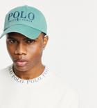Polo Ralph Lauren X Asos Exclusive Collab Cap In Green With Text Logo