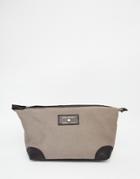 Men's Society Leather Toiletry Bag - Multi