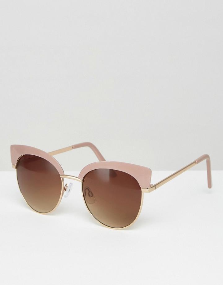 Aldo Cat Eye Sunglasses In Pink - Pink