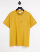 Levi's Pocket T-shirt In Cool Yellow